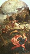 Jacopo Robusti Tintoretto St.George and the Dragon oil painting reproduction